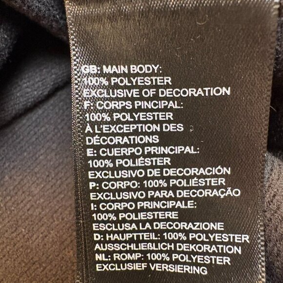 The North Face Tekware Quarter Zip Pullover Fleece Black Men's XL - Picture 5 of 7